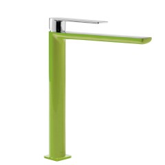 Tres Loft Colors egykaros, magasított (328 mm ) mosdó csaptelep green-chrome  20020305VE