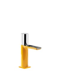 Tres Loft Colors egykaros mosdó csaptelep, cascade kifolyóval amber-chrome 20011002AM