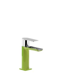 Tres Loft Colors egykaros mosdó csaptelep, cascade kifolyóval green-chrome  20011001VE