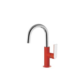 Tres Loft Colors egykaros mosdó csaptelep red-chrome 20020504RO