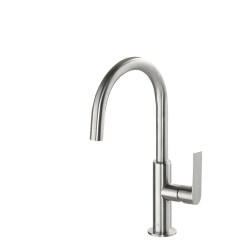 Tres Loft Colors egykaros, magasított mosdó csaptelep steel 20020505AC