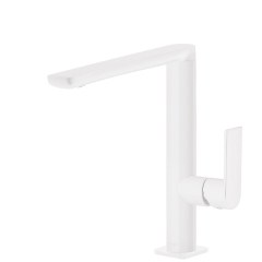 Tres Loft Colors egykaros, magasított mosdó csaptelep matt fehér 20020502BM