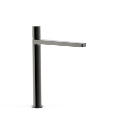 Tres Project-Tres egykaros, magasított (355 mm) mosdó csaptelep metallic black 21180302KM