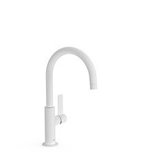 Tres Project-Tres egykaros, magasított mosdó csaptelep matt fehér 21190501BM