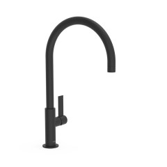 Tres Project-Tres egykaros, magasított (418 mm) mosdó csaptelep matt fekete 21190601NM