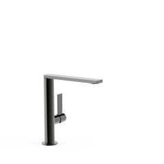 Tres Project-Tres egykaros, magasított mosdó csaptelep metallic black 21130501KM