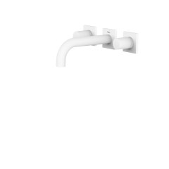 Tres Project-Tres fali, kétkaros mosdó csaptelep  matt fehér 21115101BM