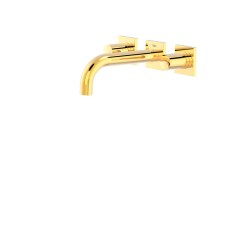 Tres Project-Tres fali, kétkaros mosdó csaptelep arany 21115101OR