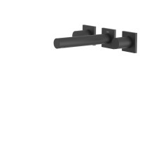 Tres Project-Tres fali, kétkaros mosdó csaptelep  matt fekete 21175101NM