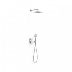 Tres Project-Tres falba süllyesztett  zuhany csaptelep, kézizuhannyal és esőztetővel  króm 21128040