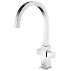 Tres Cuadro-Tres kétkaros, magasított (368 mm) mosdó csaptelep króm 108497