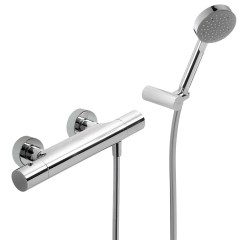 Tres Max-Tres egykaros, termosztátos zuhany csaptelep, kézizuhannyal, króm 06116209