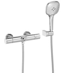 Tres Canigó-Tres  termosztátos kád  csaptelep kézizuhannyal, króm  21717409