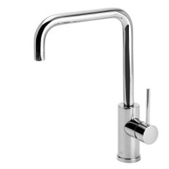 Konyhai egykaros, egylyukú mosogató csaptelep króm 162541