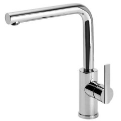 Konyhai egykaros, egylyukú mosogató csaptelep króm 181436