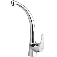 Konyhai egykaros, egylyukú mosogató csaptelep króm 17044702