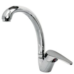 Konyhai egykaros, egylyukú mosogató csaptelep króm 17044102