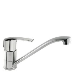 Konyhai egykaros, egylyukú mosogató csaptelep króm 169333