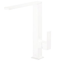 Tres Cuadro Exclusive magasított egykaros mosdó csaptelep,  matt fehér 00648501BM