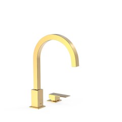 Tres Cuadro Exclusive peremre szerelhető, 2 üléses mosdó csaptelep, arany  00610503OR