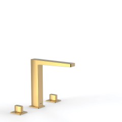 Tres Slim Exclusive peremre szerelhető, 3 üléses  kádcsaptelep, arany 20210501OR