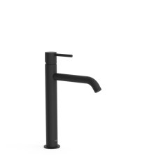 Tres Study Exclusive magasított, egykaros mosdó csaptelep, matt fekete 26230701NM