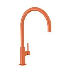 Tres Study Exclusive magasított (418 mm), egykaros mosdó csaptelep, orange 26290401TNA