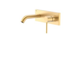 Tres Study Exclusive falba süllyesztett, egykaros mosdó csaptelep,  matt arany 26220050OM