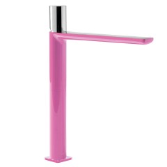 Tres Loft Colors egykaros, magasított (355 mm )  mosdó csaptelep fuchsia-chrome 20020306FU