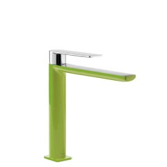 Tres Loft Colors egykaros, magasított mosdó csaptelep green-chrome  20020303VE