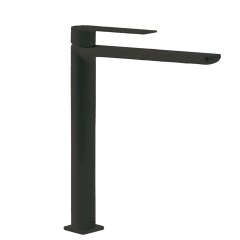 Tres Loft Colors egykaros, magasított (328 mm ) mosdó csaptelep matt fekete 20020305NM