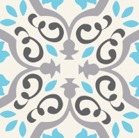 Tubadzin Patch White dekorcsempe 22,3 x 22,3