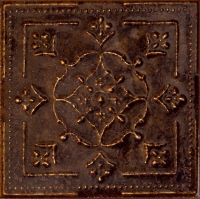 Tubadzin Tinta Brown dekorcsempe 14,8 x 14,8