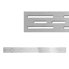 Wellis Linear 60 prémium rozsdamentes acél zuhanyfolyóka szett, ráccsal