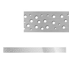 Wellis Dots 60 prémium rozsdamentes acél zuhanyfolyóka szett, ráccsal