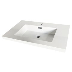 Wellis Bilbao 80 pultba építhető műmárvány mosdó