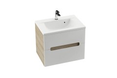 Ravak Classic SD 800 B II szekrény mosdó alá jobbos latte/fehér | X000000916