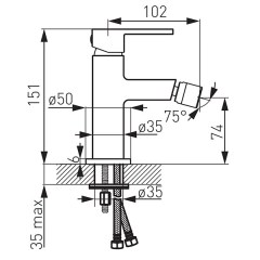 Ferro Zicco BZI6 - bidécsaptelep
