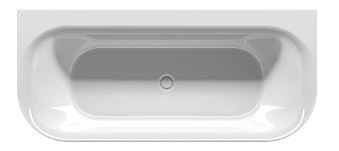 Riho Devotion Black2Wall különleges fürdőkád