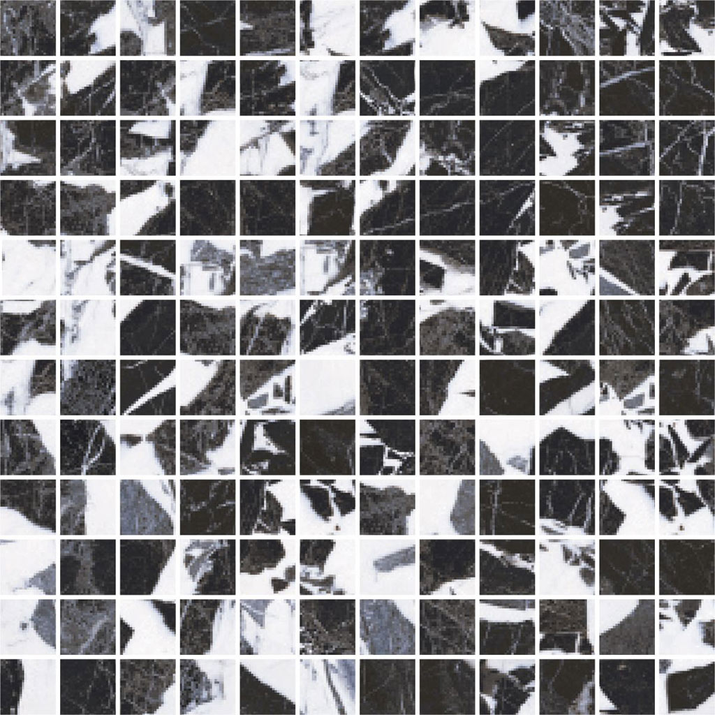 Roberto Cavalli Lush Noir Antique mozaik 29,8x29,8 cm