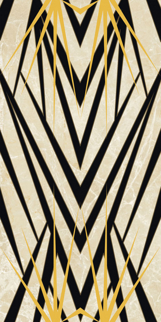 Roberto Cavalli Lush Palm Light Beige dekorcsempe 59,6x119,2 cm