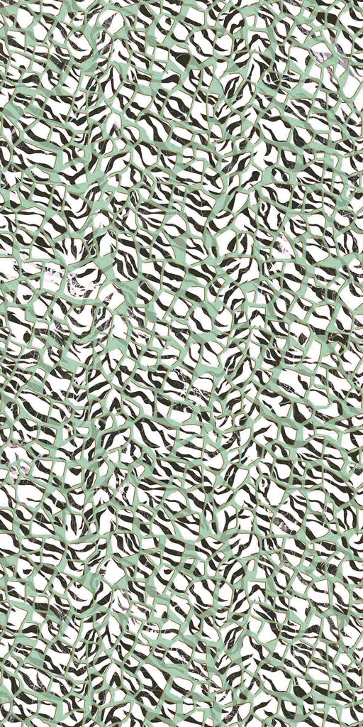 Roberto Cavalli Lush Tiger Twiga Aqua dekorcsempe 59,6x119,2 cm