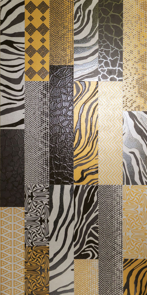 Roberto Cavalli Metal Soul Brick Wall dekorcsempe 60x120 cm