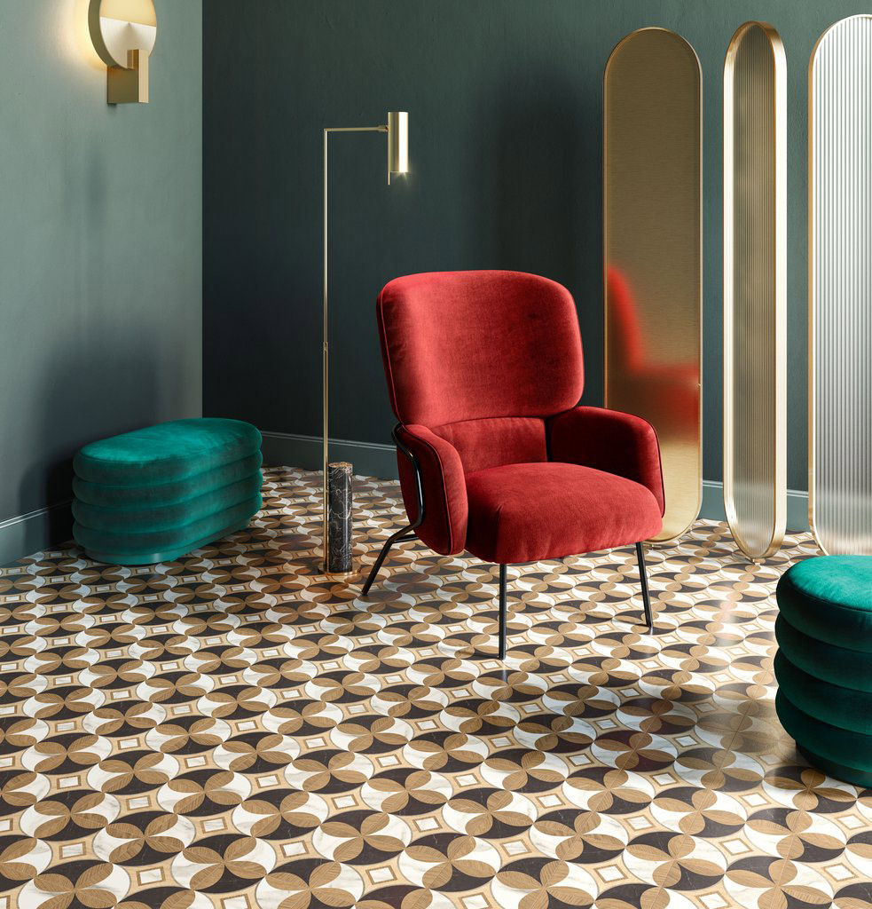 Sant'Agostino Intarsi Elite Fahatású járólap