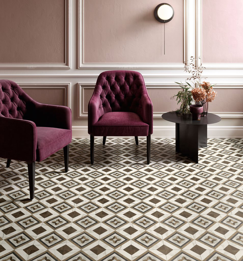 Sant'Agostino Intarsi Glam Kőhatású járólap