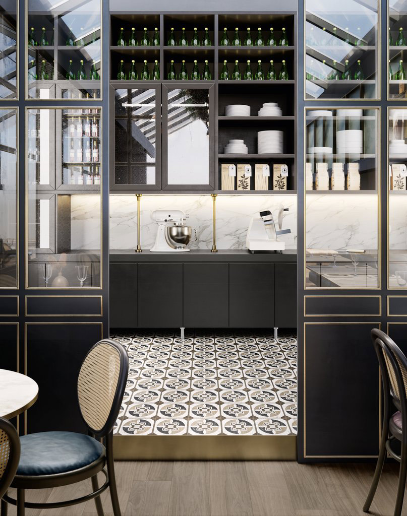 Sant'Agostino Intarsi Glam Konyhai burkolólap