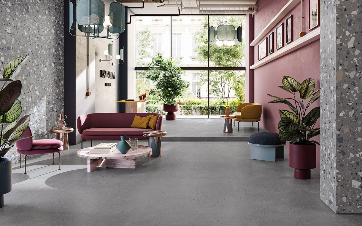 Sant'Agostino Deconcrete Kőhatású járólap 