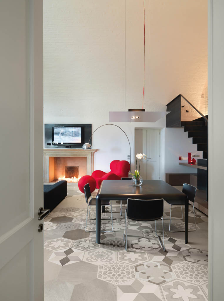 Savoia italia Hexagon Kőhatású járólap 