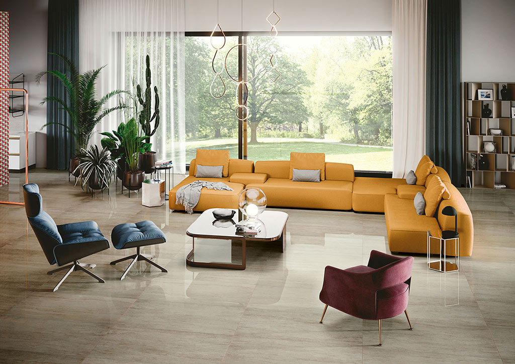 Serenissima Travertini Due Kőhatású járólap | Csempe és Mozaik