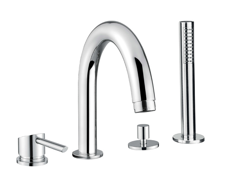 Bugnatese Smart 2155 - peremre szerelt 4 üléses kádcsaptelep